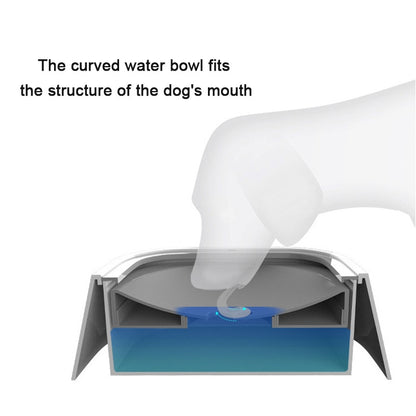 Zero splash dog water bowl